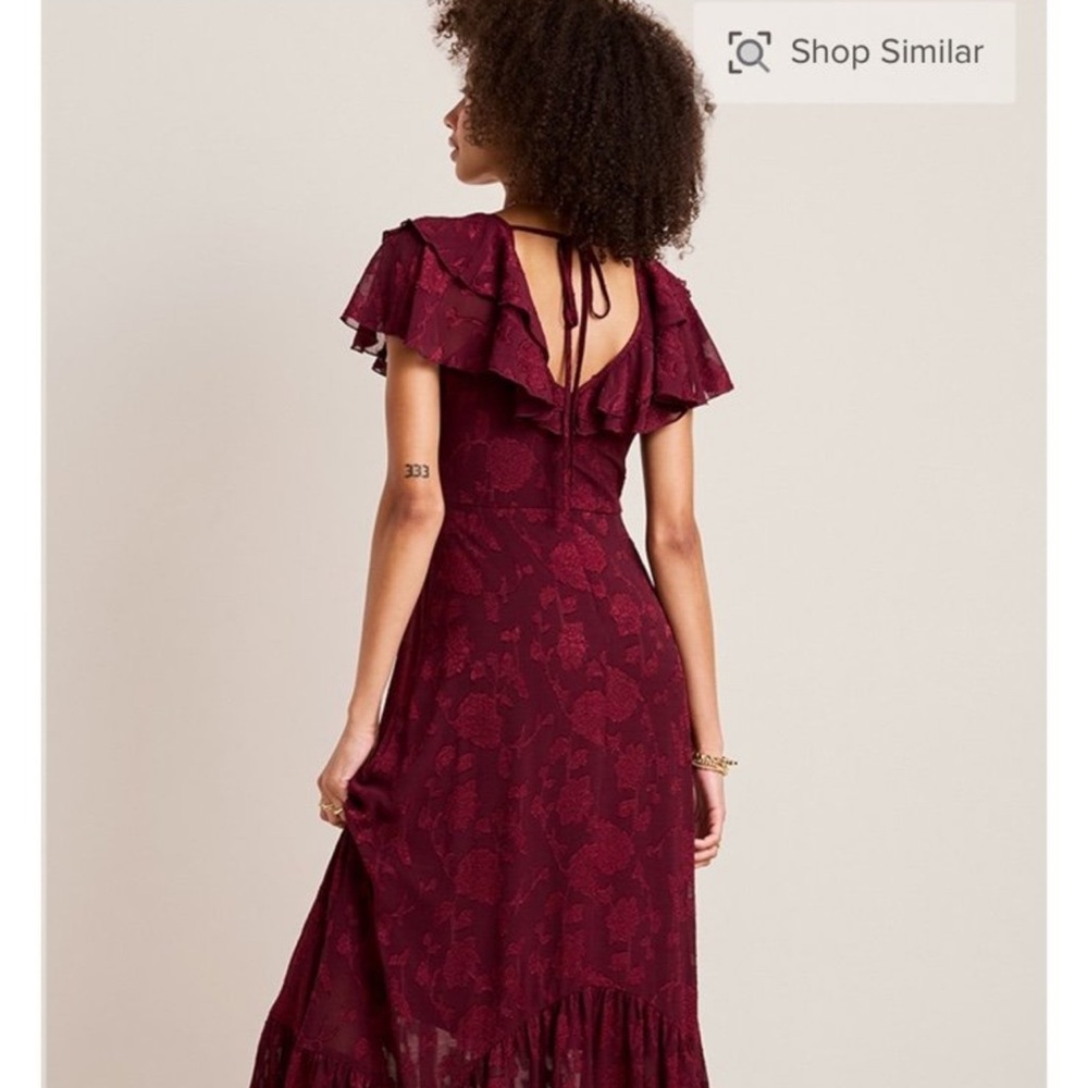 Francesca's Collections Ruffle Maxi Dress - Picture 12 of 14